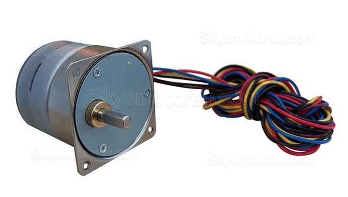Oukeda OK42BY38-0133PG75 &Phi;42mm PM Geared Stepper Motor 7.5 Deg 24V 4 Phase with 10:1/30:1/50:1/75:1/120:1 Gearbox